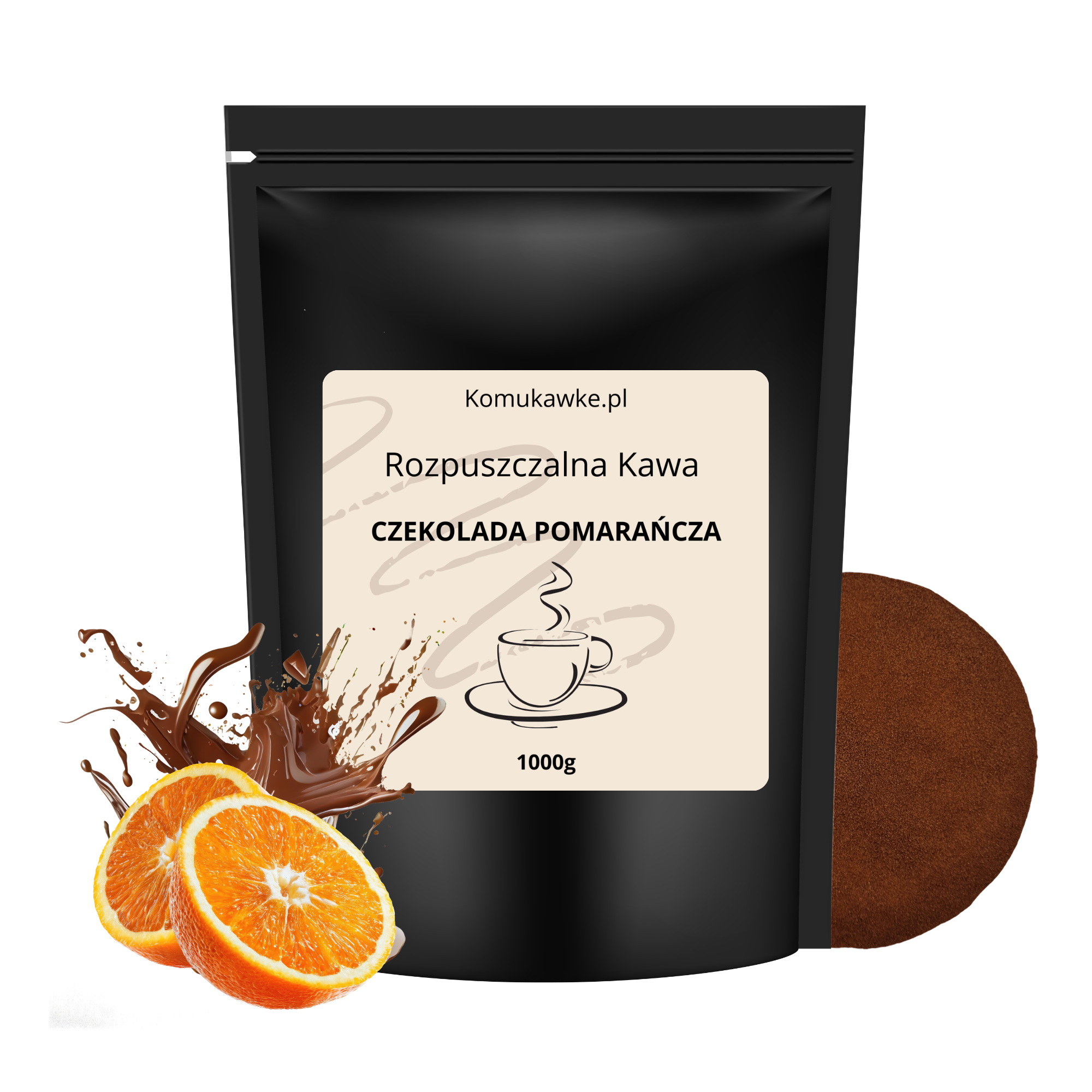 Rozpuszczalna Czekolada Pomarańcza